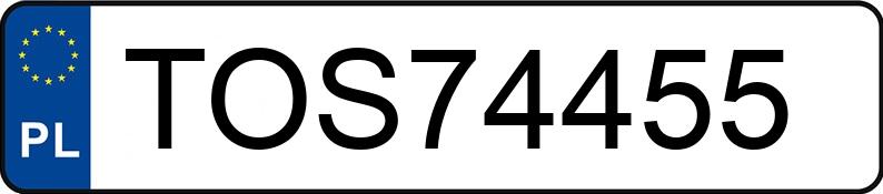 Numer rejestracyjny TOS 74455 posiada SEAT Ibiza 1.8 MR`02 E3 6L FR - TOS74455