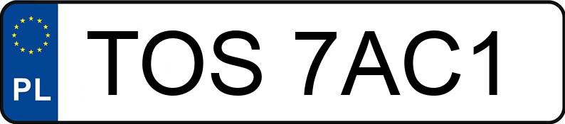 Numer rejestracyjny TOS 7AC1 posiada FOSTI F51-50Q FT50Q-22D - TOS7AC1