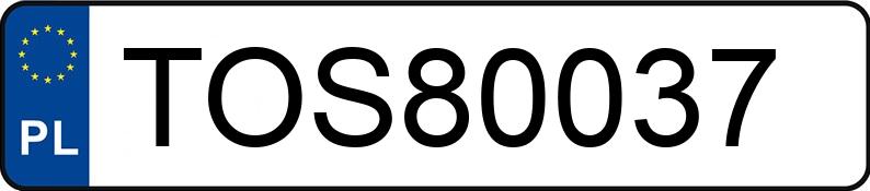 Numer rejestracyjny TOS 80037 posiada VOLKSWAGEN TOURAN - TOS80037 Numer rejestracyjny TOS 80037 posiada VOLKSWAGEN TOURAN - TOS80037