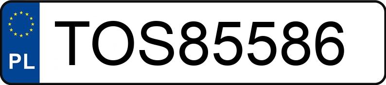 Numer rejestracyjny TOS 85586 posiada MERCEDES-BENZ CLA 250 - TOS85586