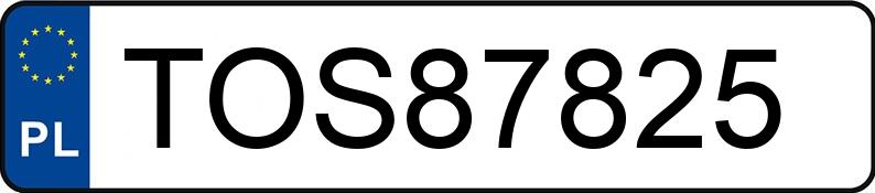 Numer rejestracyjny TOS 87825 posiada AUDI TT - TOS87825