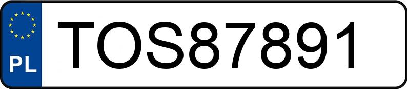 Numer rejestracyjny TOS 87891 posiada BMW 120D - TOS87891