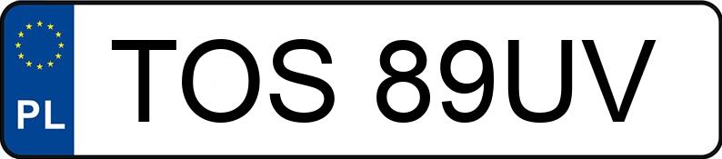 Numer rejestracyjny TOS 89UV posiada GILERA Enduro SMT - TOS89UV