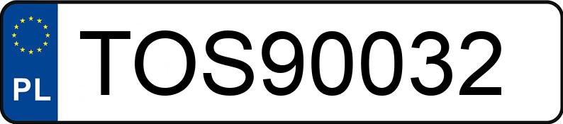 Numer rejestracyjny TOS 90032 posiada MITSUBISHI COLT - TOS90032