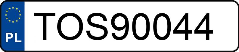 Numer rejestracyjny TOS 90044 posiada VOLVO XC60 - TOS90044