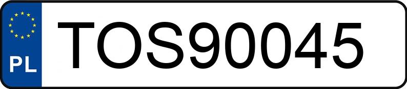 Numer rejestracyjny TOS 90045 posiada FIAT Freemont M-jet MR`12 E5 Black Code AWD Aut. - TOS90045