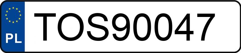 Numer rejestracyjny TOS 90047 posiada CITROEN C3 PICASSO - TOS90047