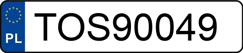Numer rejestracyjny TOS 90049 posiada BMW 520I - TOS90049