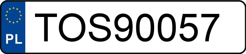 Numer rejestracyjny TOS 90057 posiada SEAT ATECA - TOS90057