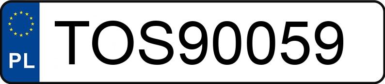 Numer rejestracyjny TOS 90059 posiada FORD KUGA - TOS90059