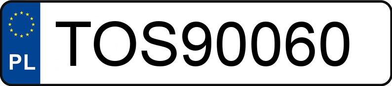 Numer rejestracyjny TOS 90060 posiada NISSAN JUKE - TOS90060