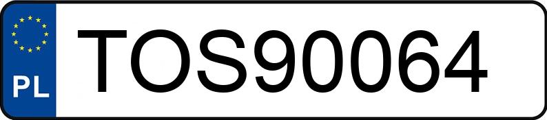 Numer rejestracyjny TOS 90064 posiada JAGUAR X-TYPE - TOS90064