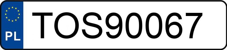 Numer rejestracyjny TOS 90067 posiada HYUNDAI ELANTRA - TOS90067