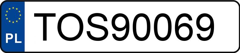 Numer rejestracyjny TOS 90069 posiada BMW 323I - TOS90069