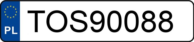Numer rejestracyjny TOS 90088 posiada KIA SPORTAGE - TOS90088