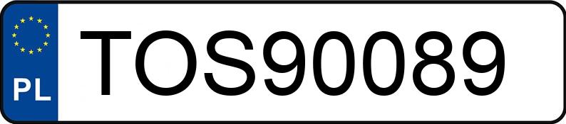 Numer rejestracyjny TOS 90089 posiada OPEL INSIGNIA SPORTS TOURER - TOS90089