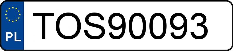 Numer rejestracyjny TOS 90093 posiada RENAULT Clio Grandtour 1.2 MR`08 E4 - TOS90093