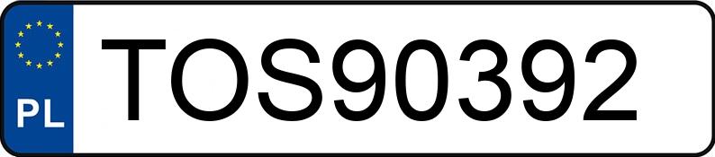 Numer rejestracyjny TOS 90392 posiada BMW 530D - TOS90392