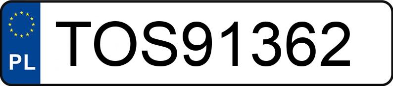 Numer rejestracyjny TOS 91362 posiada FORD MONDEO - TOS91362