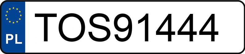 Numer rejestracyjny TOS 91444 posiada BMW 335I - TOS91444