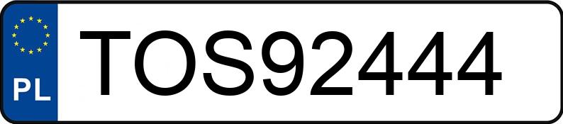 Numer rejestracyjny TOS 92444 posiada DS DS4 1.6 BlueHDi MR`16 E6 Crossback BE Chic EAT - TOS92444