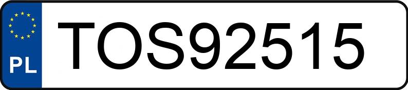 Numer rejestracyjny TOS 92515 posiada VOLVO S60 - TOS92515 Numer rejestracyjny TOS 92515 posiada VOLVO S60 - TOS92515