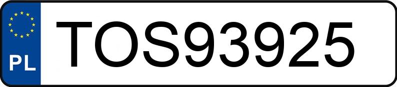 Numer rejestracyjny TOS 93925 posiada NISSAN MICRA - TOS93925