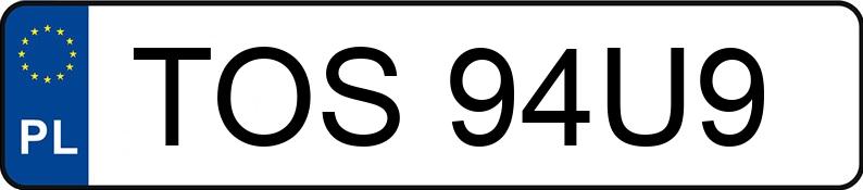 Numer rejestracyjny TOS 94U9 posiada YIBEN YB50QT-3B YB50QT-3 - TOS94U9