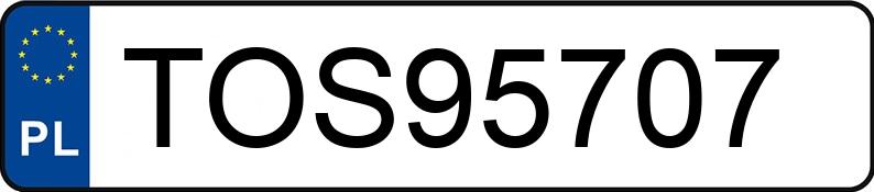 Numer rejestracyjny TOS 95707 posiada AUDI A6 Avant Quattro 3.0 Kat. MR`02 E3 4B A6 Avant Quattro 3.0 Kat. MR`02 E3 4B - TOS95707