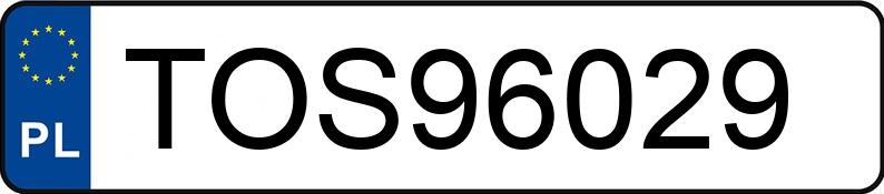 Numer rejestracyjny TOS 96029 posiada VOLVO V60 - TOS96029