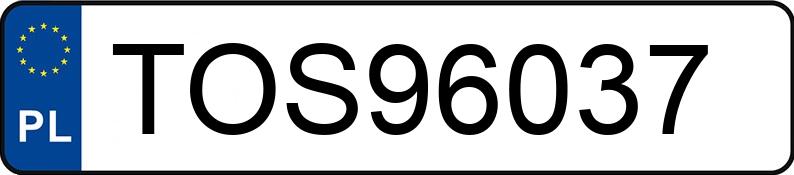 Numer rejestracyjny TOS 96037 posiada AUDI A3 - TOS96037