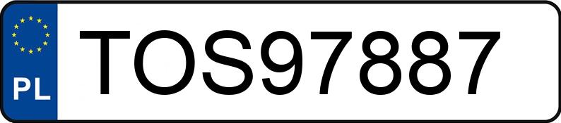 Numer rejestracyjny TOS 97887 posiada BMW 335i MR`12 E5 F30 335i MR`12 E5 F30 - TOS97887