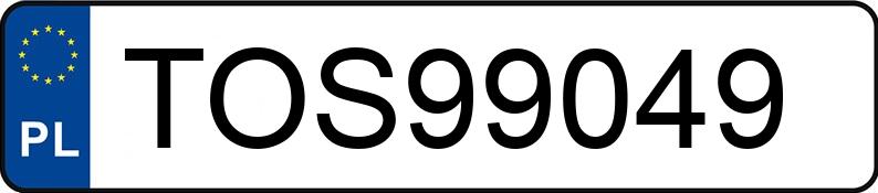 RegistreringsnummerTOS 99049 har BMW 318I 3L - TOS99049