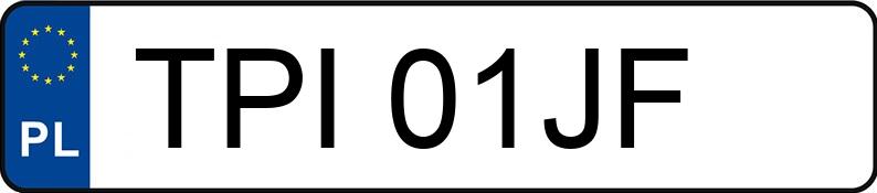 Numer rejestracyjny TPI 01JF posiada TOYOTA COROLLA 1.6 KAT - TPI01JF Numer rejestracyjny TPI 01JF posiada TOYOTA COROLLA 1.6 KAT - TPI01JF
