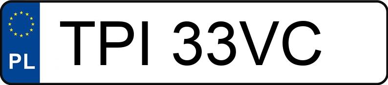 Numer rejestracyjny TPI 33VC posiada MERCEDES-BENZ C 180 Kompressor Kat. MR`00 E3 203 Avantgarde - TPI33VC