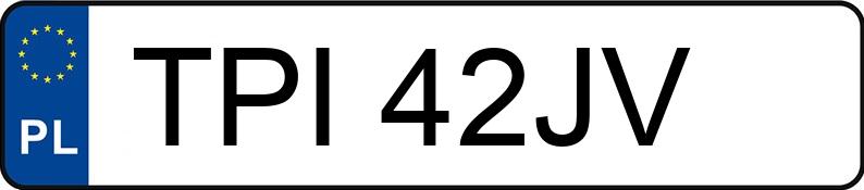 Numer rejestracyjny TPI 42JV posiada AUDI A4 - TPI42JV