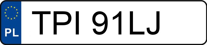 Numer rejestracyjny TPI 91LJ posiada TOYOTA Yaris 1.3 MR`06 E4 Sol MM - TPI91LJ Numer rejestracyjny TPI 91LJ posiada TOYOTA Yaris 1.3 MR`06 E4 Sol MM - TPI91LJ