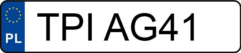 Die Registrierungsnummer TPI AG41 hat BMW 318 I - TPIAG41