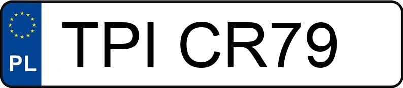 Numer rejestracyjny TPI CR79 posiada AUDI A4 - TPICR79