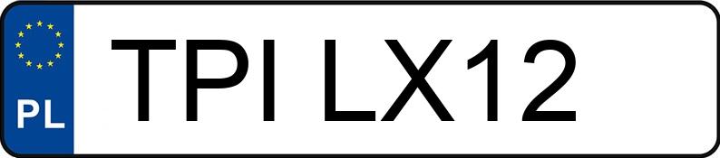 Numer rejestracyjny TPI LX12 posiada KIA Optima 1.7 CRDi MR`11 E5 L Aut. - TPILX12