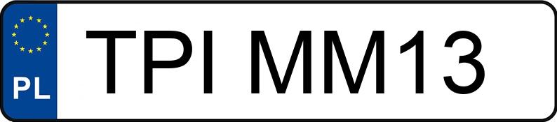 Numer rejestracyjny TPI MM13 posiada SKODA FABIA - TPIMM13