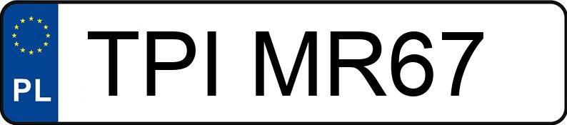 Numer rejestracyjny TPI MR67 posiada BMW 320i Cabrio Kat. MR`02 E3 E46 Ci - TPIMR67