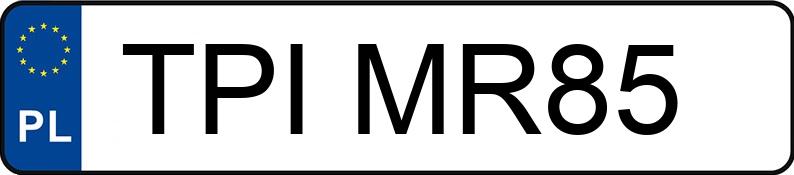 Numer rejestracyjny TPI MR85 posiada AUDI A4 Allroad TDI MR`09 E5 B8 A4 Allroad TDI MR`09 E5 B8 - TPIMR85