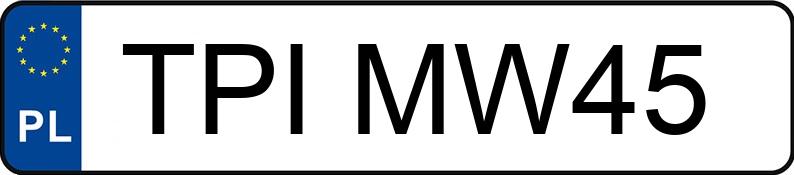 Numer rejestracyjny TPI MW45 posiada AUDI A5 Coupe 2.7 TDi DPF MR`07 E4 B8 A5 Coupe 2.7 TDi DPF MR`07 E4 B8 - TPIMW45