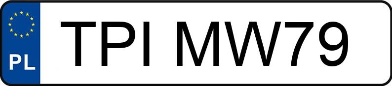 Numer rejestracyjny TPI MW79 posiada MERCEDES-BENZ AMG E 53 4MATIC - TPIMW79