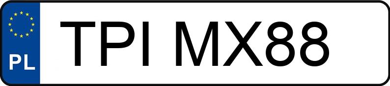 Numer rejestracyjny TPI MX88 posiada SKODA Octavia IV 2.0 TDI MR`20 E6d RS DSG - TPIMX88 Numer rejestracyjny TPI MX88 posiada SKODA Octavia IV 2.0 TDI MR`20 E6d RS DSG - TPIMX88