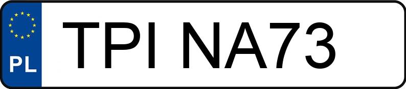Numer rejestracyjny TPI NA73 posiada NISSAN Micra K12 1.2 MR`02 E3 Visia - TPINA73