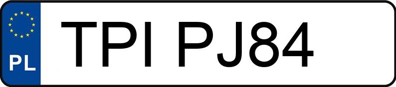 Numer rejestracyjny TPI PJ84 posiada FORD S-Max 2.0 MR`10 E5 Titanium - TPIPJ84