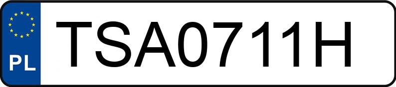 Numer rejestracyjny TSA 0711H posiada AUDI A5 Coupe Quattro 3.0 TDi MR`12 E5 B8 A5 Coupe Quattro 3.0 TDi MR`12 E5 B8 - TSA0711H