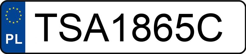 Numer rejestracyjny TSA 1865C posiada MERCEDES-BENZ C 200 - TSA1865C